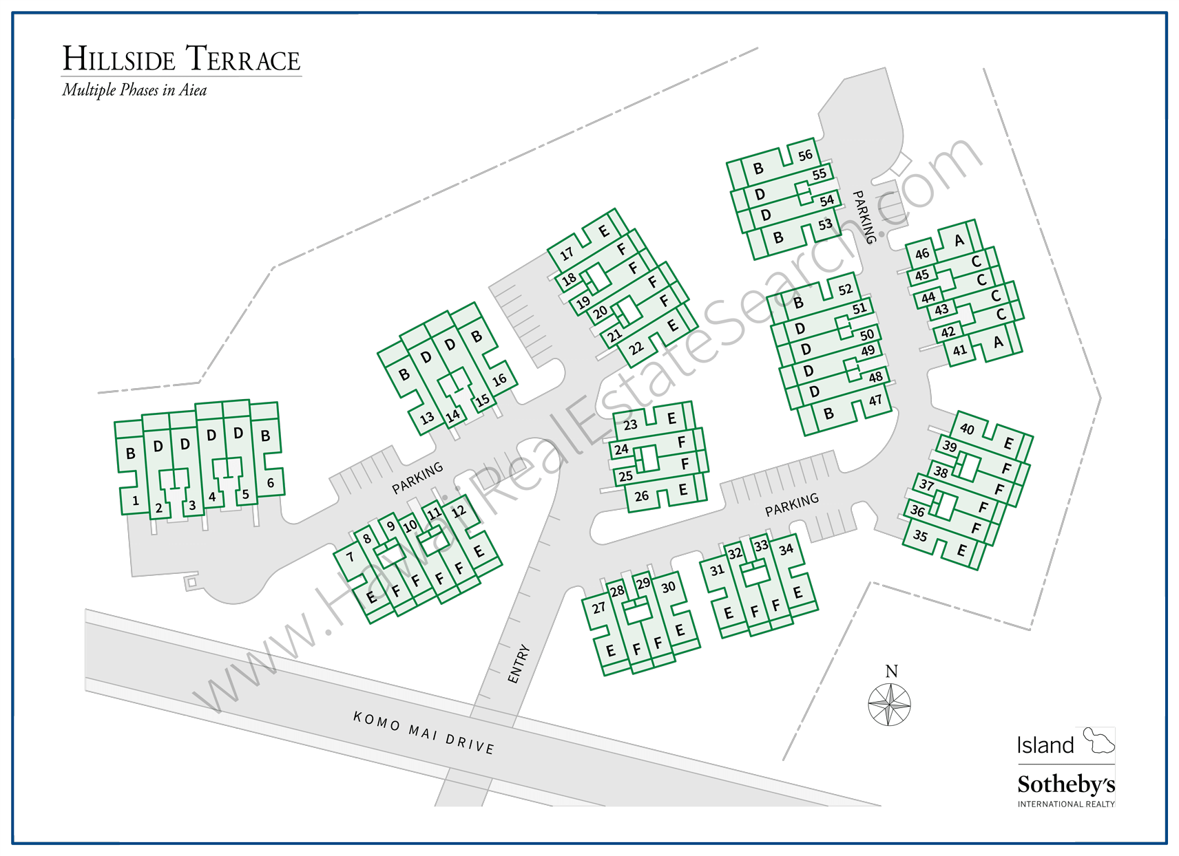 Hillside Terrace Property Map